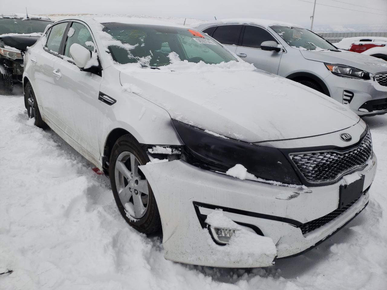 KIA OPTIMA LX 2014 with VIN 5XXGM4A76EG283628 - Photo from auction