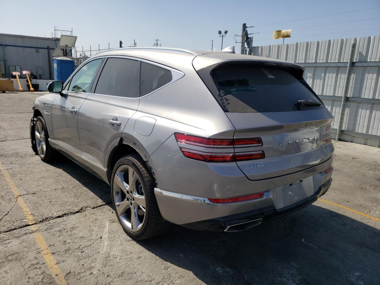 Photo 3 from auction – 2021 GENESIS GV80 BASE with VIN KMUHBDSB0MU041212