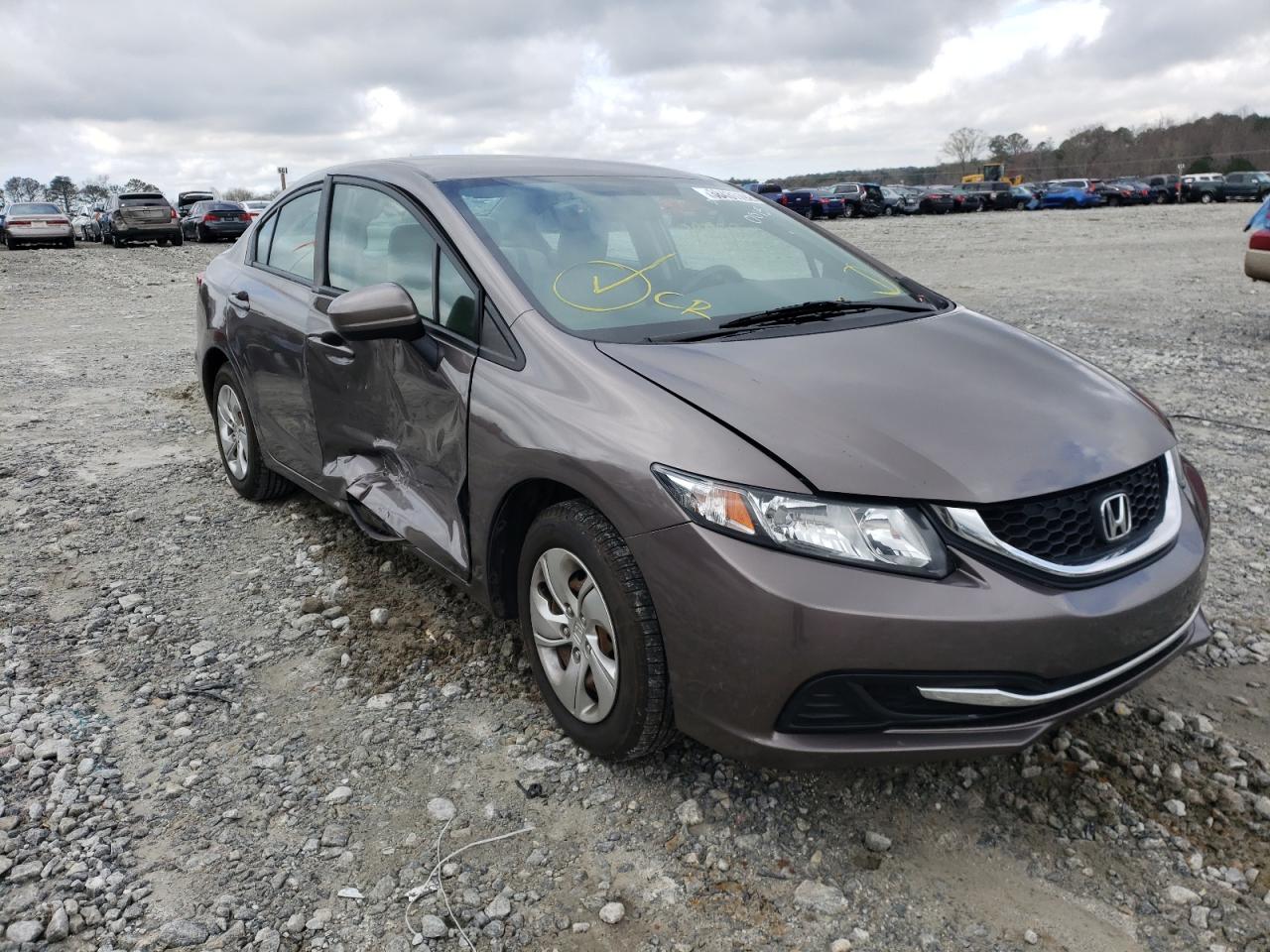 HONDA CIVIC LX 2015 with VIN 19XFB2F50FE070018 - Photo from auction