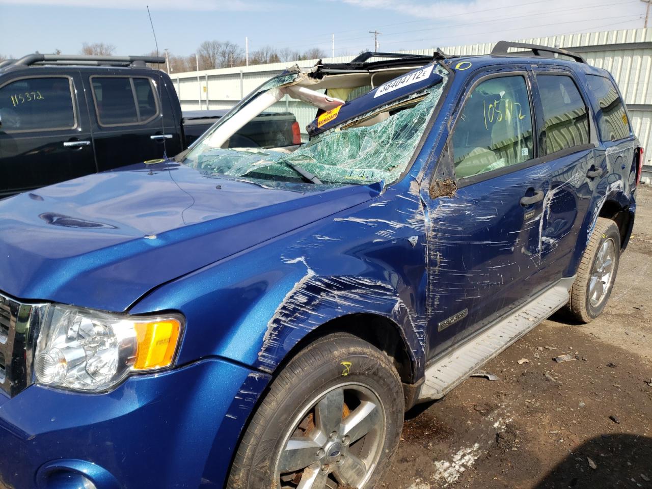 Photo 9 from auction – 2008 FORD ESCAPE XLT with VIN 1FMCU03148KE77662