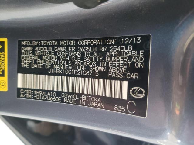 Zdjęcie 10 z aukcji – 2014 LEXUS ES 350 z VIN JTHBK1GG1E2108715