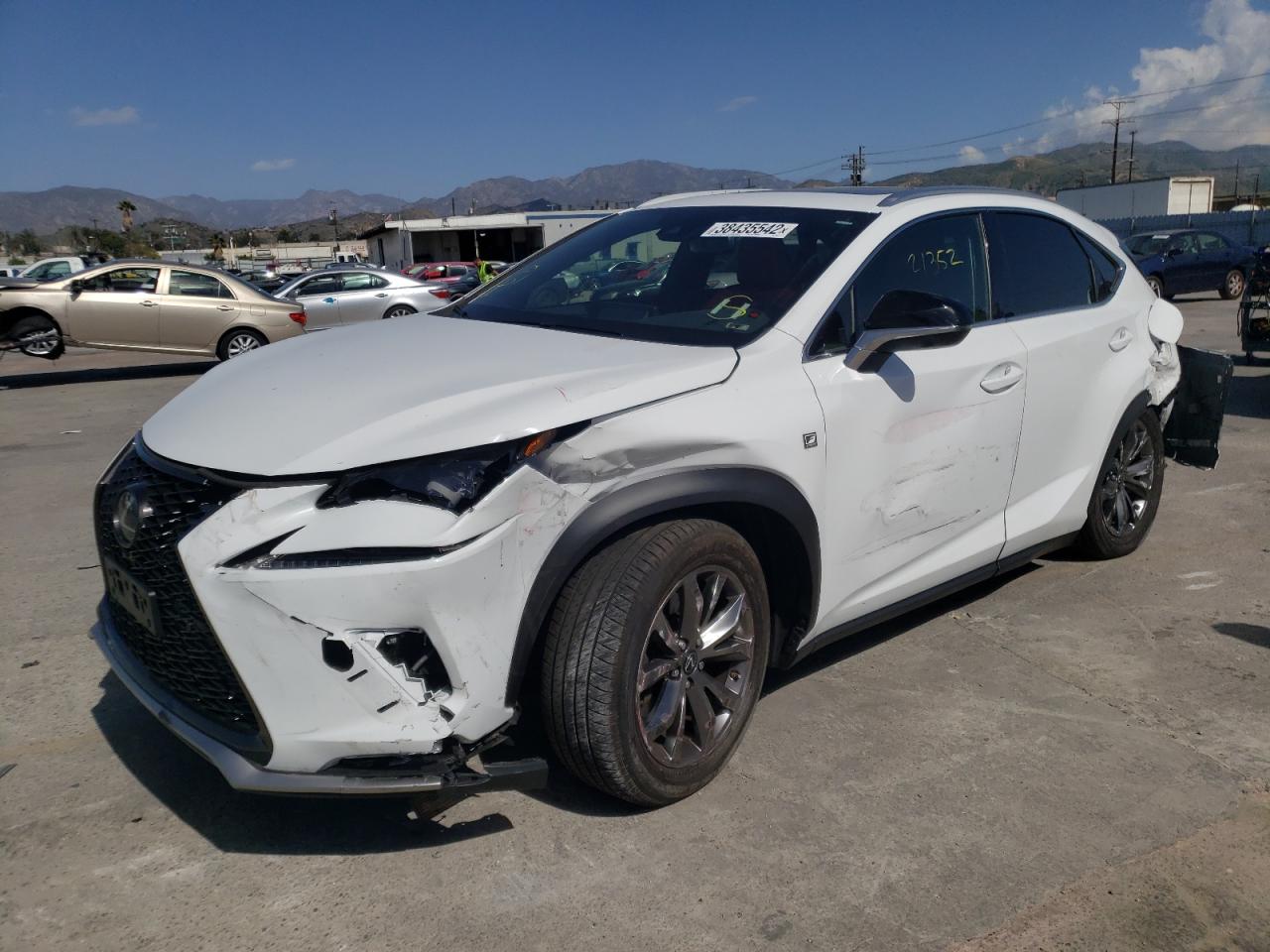 Photo 2 from auction – 2021 LEXUS NX 300 BAS with VIN JTJSARBZ6M5028008