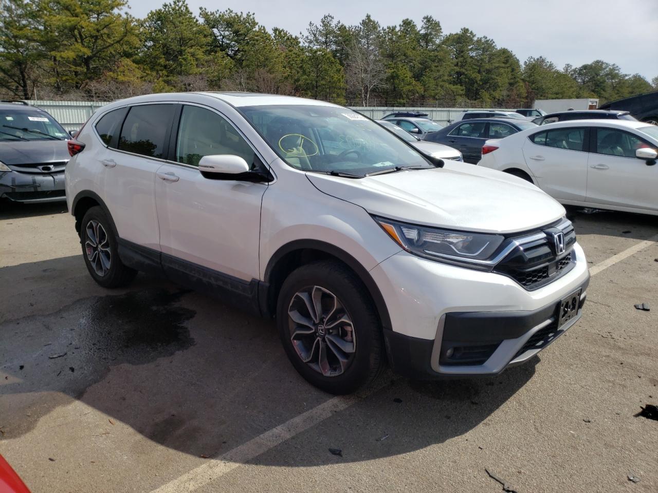 Photo 1 from auction – 2021 HONDA CR-V EX with VIN 5J6RW2H54MA001051