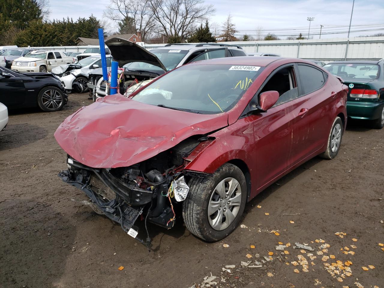 Photo 2 from auction – 2016 HYUNDAI ELANTRA SE with VIN 5NPDH4AE2GH783170