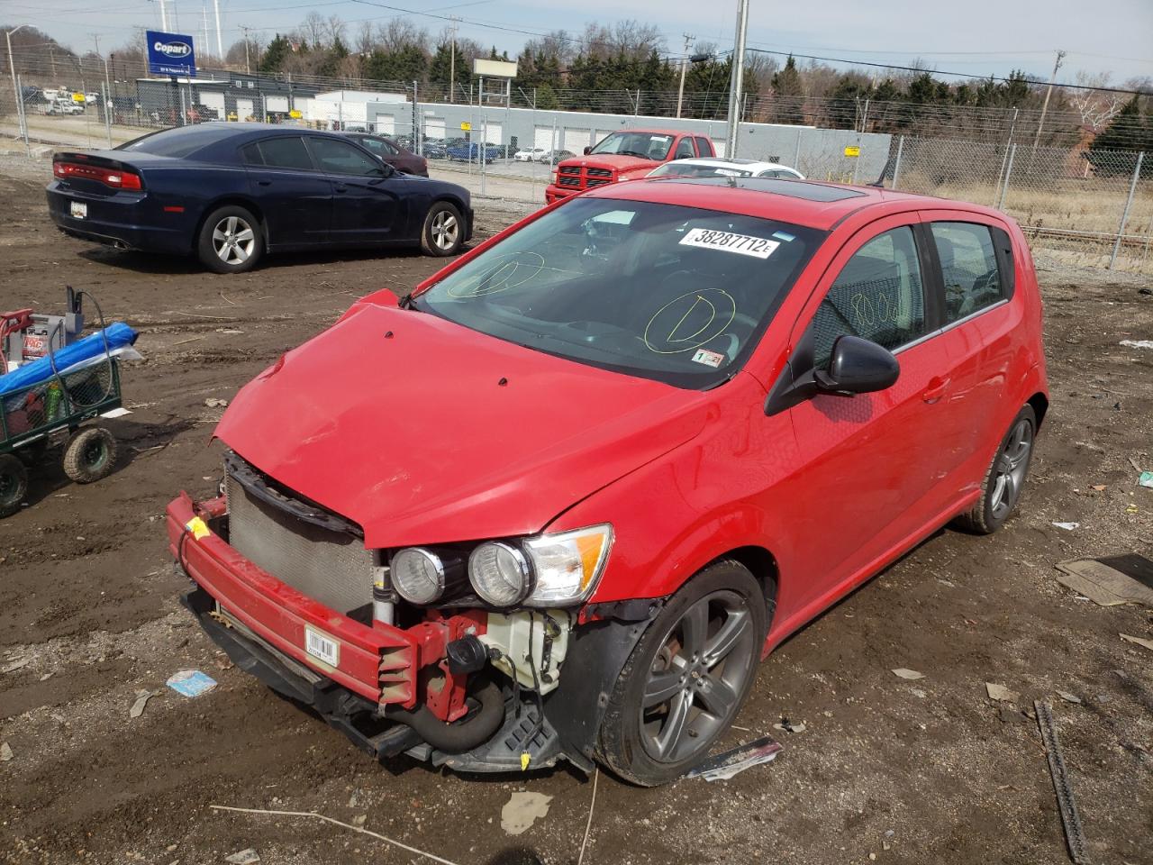 Photo 2 from auction – 2013 CHEVROLET SONIC RS with VIN 1G1JG6SB6D4186457