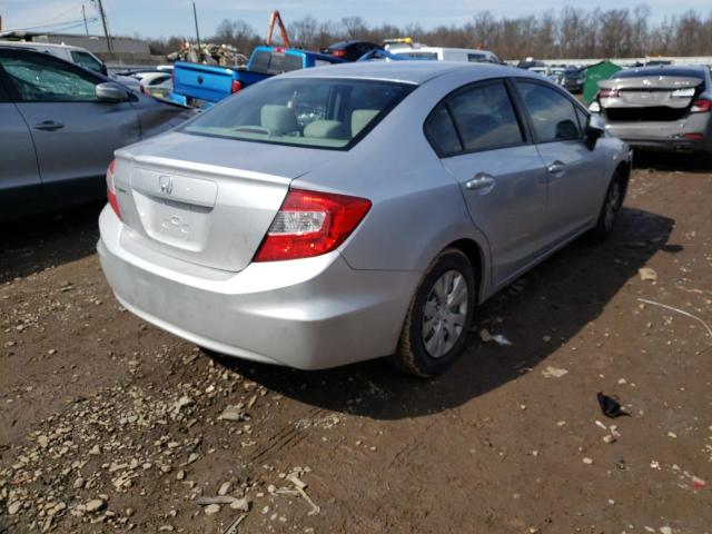 Photo 4 from auction – 2012 HONDA CIVIC LX with VIN 19XFB2F58CE389243