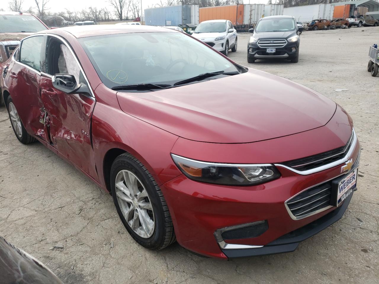 CHEVROLET MALIBU LT 2017 with VIN 1G1ZE5ST9HF146461 - Photo from auction