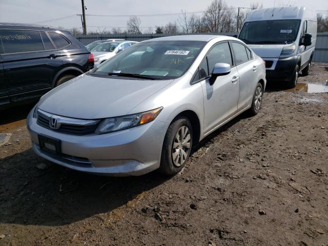 Photo 2 from auction – 2012 HONDA CIVIC LX with VIN 19XFB2F58CE389243