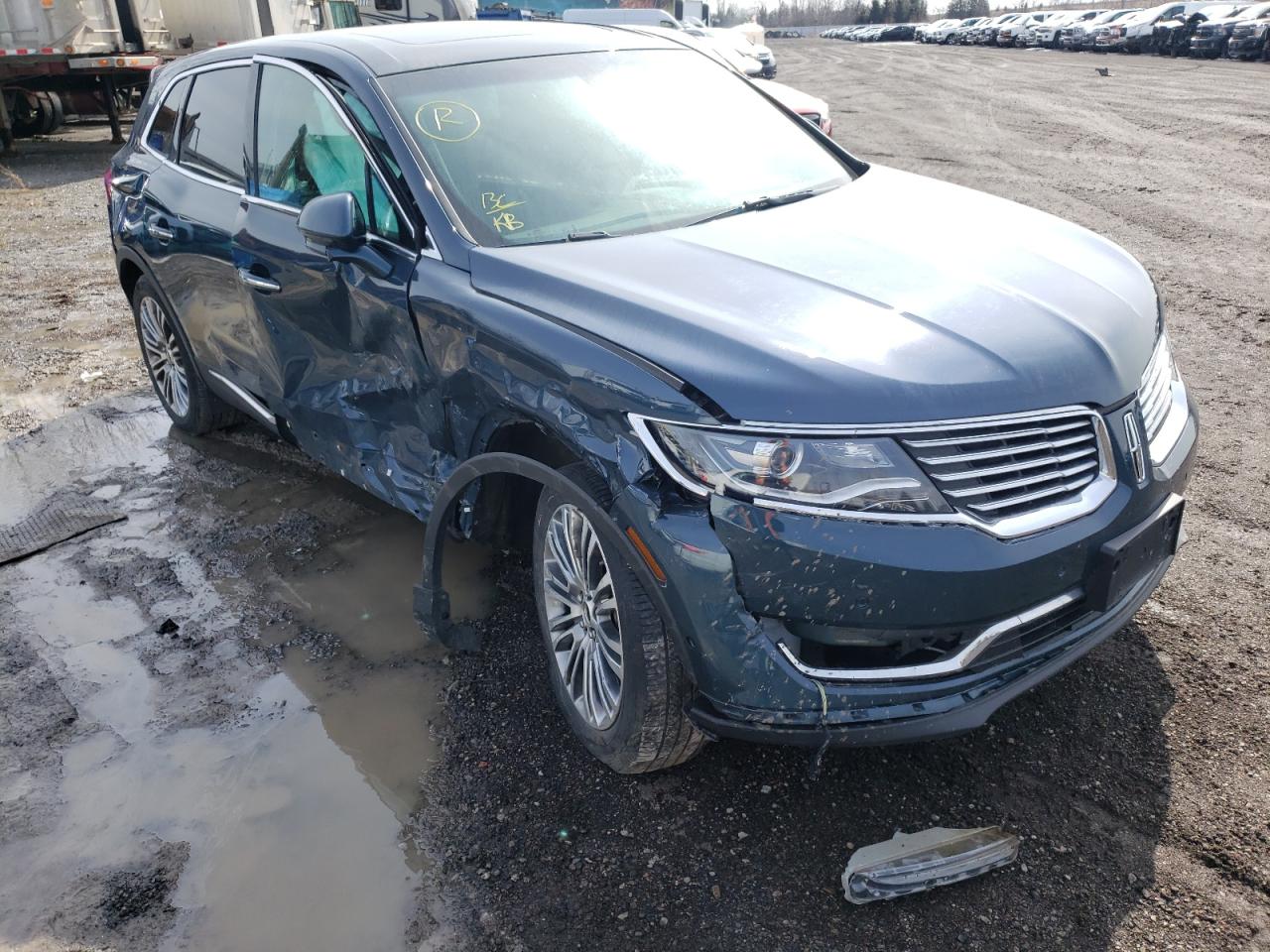 LINCOLN MKX RESERV 2016 with VIN 2LMPJ8LR0GBL41329 - Photo from auction