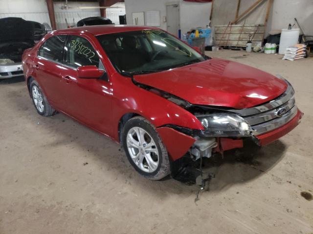 FORD FUSION SE 2012 with VIN 3FAHP0HA8CR433300 - Photo from auction