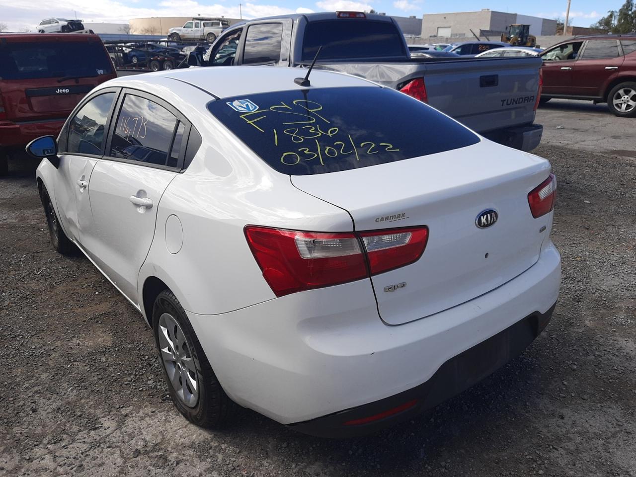 Photo 3 from auction – 2013 KIA RIO LX with VIN KNADM4A37D6256447