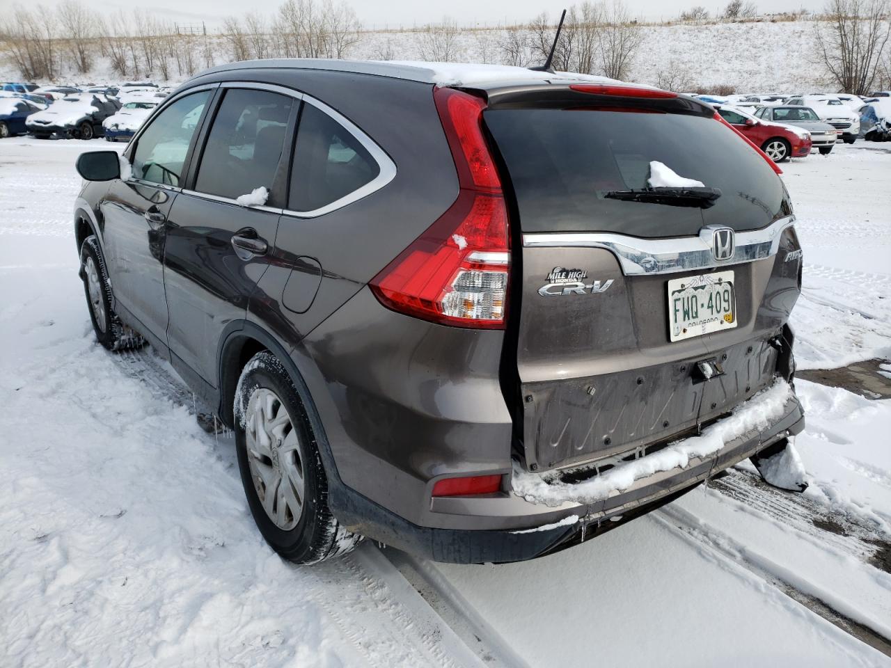 Photo 3 from auction – 2016 HONDA CR-V EXL with VIN 2HKRM4H72GH706100