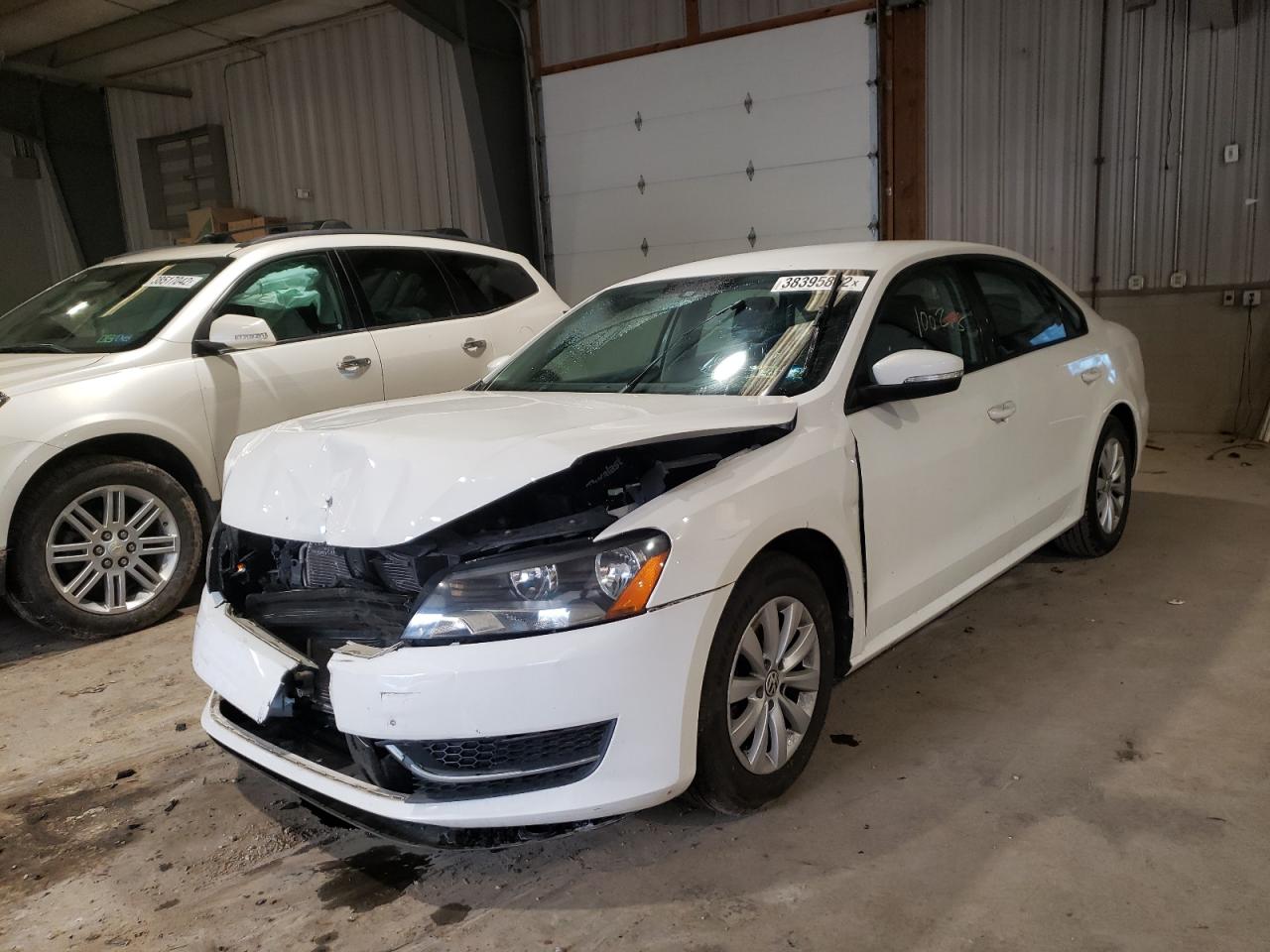 Photo 2 from auction – 2013 VOLKSWAGEN PASSAT S with VIN 1VWAP7A3XDC070558