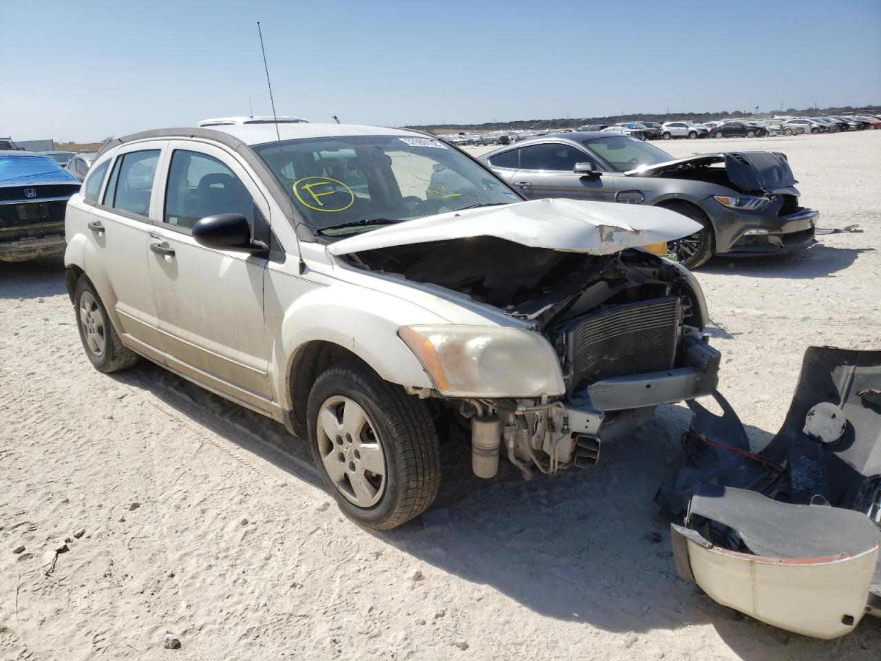 DODGE CALIBER 2007 with VIN 1B3HB28B07D512005 - Photo from auction