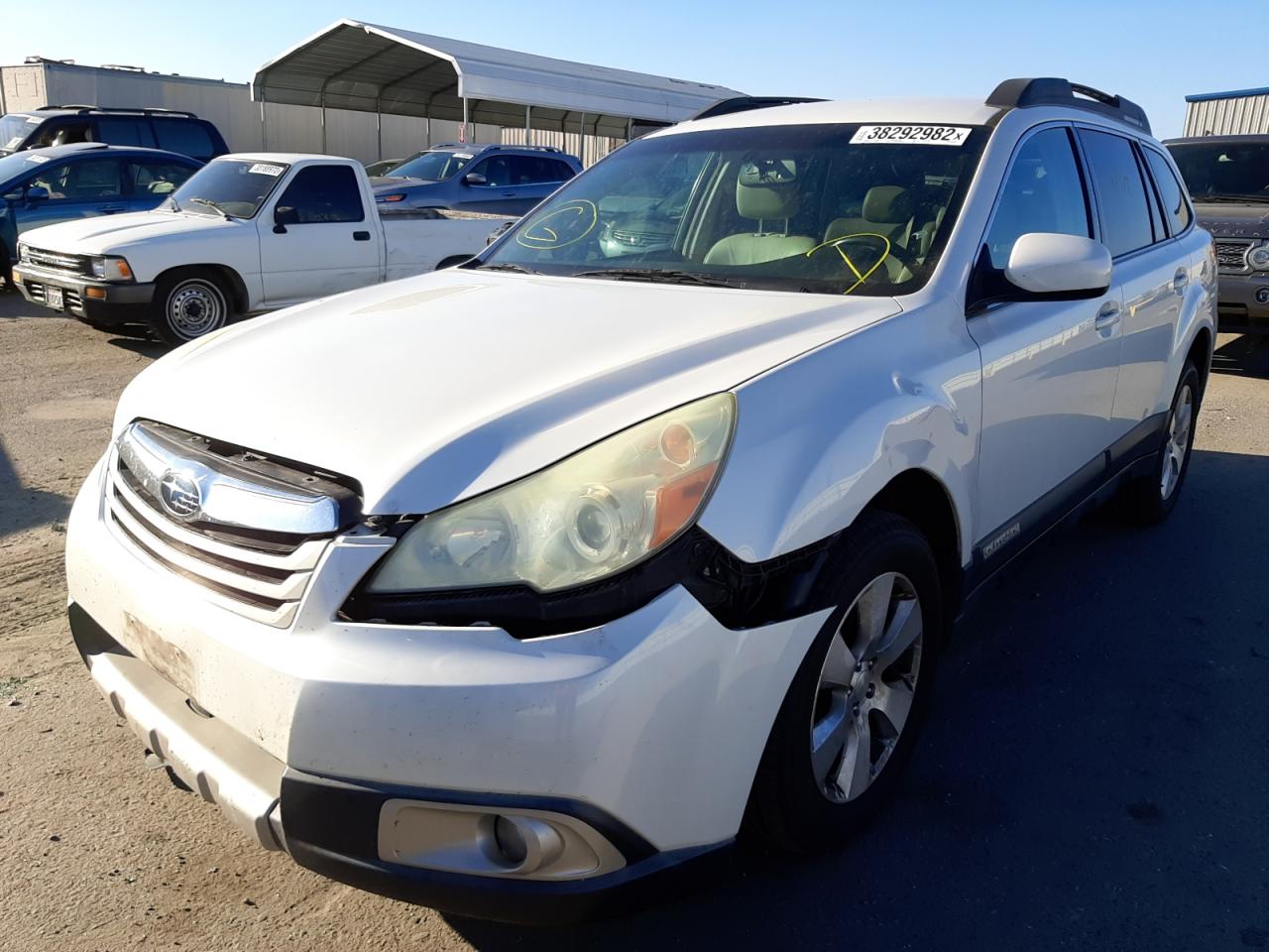 Photo 2 from auction – 2010 SUBARU OUTBACK 3. with VIN 4S4BRDJCXA2357783
