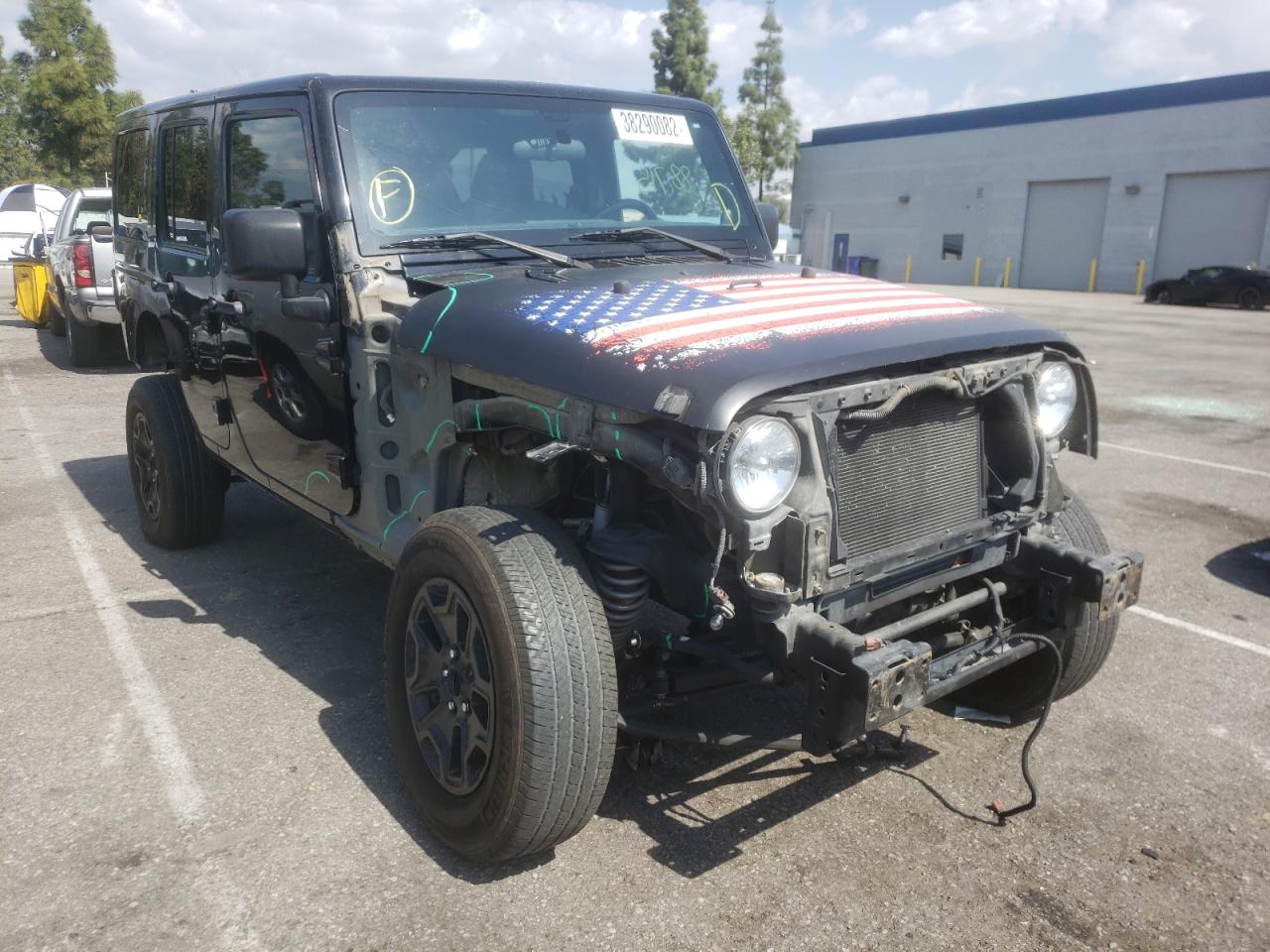JEEP WRANGLER U 2011 with VIN 1J4BA7H14BL581672 - Photo from auction