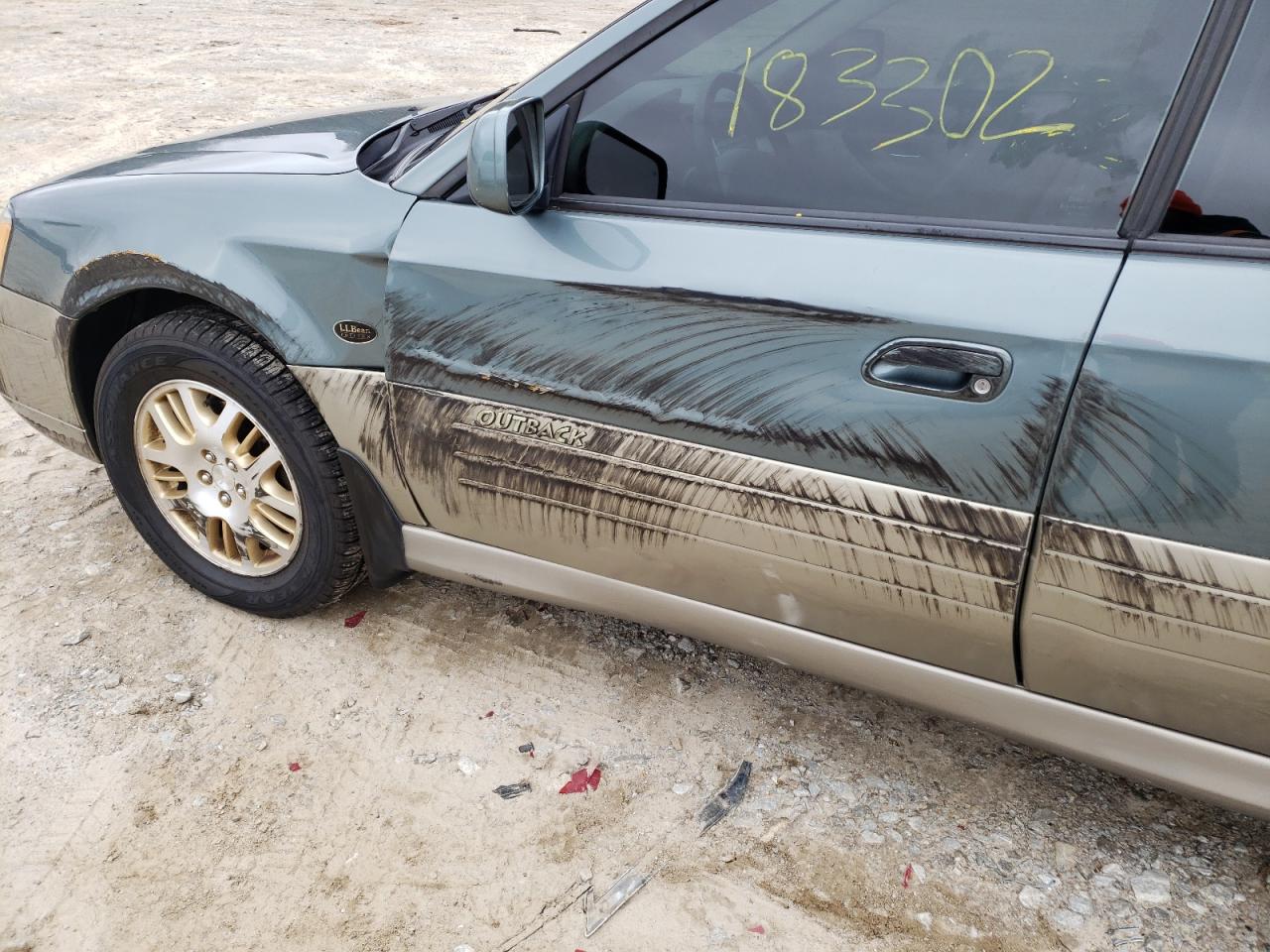 Photo 9 from auction – 2002 SUBARU LEGACY OUT with VIN 4S3BH806927641016