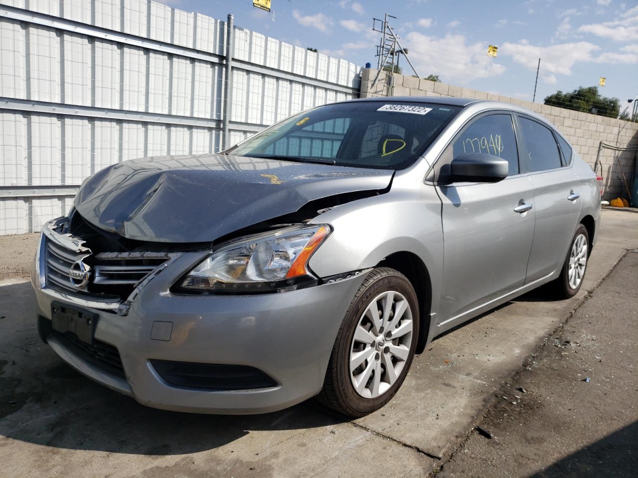 Photo 2 from auction – 2013 NISSAN SENTRA with VIN 3N1AB7AP2DL781490
