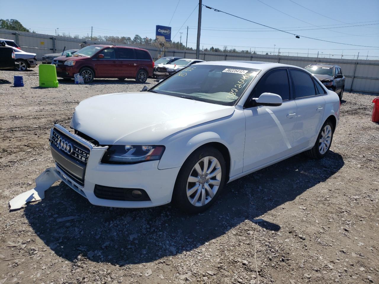 Photo 2 from auction – 2012 AUDI A4 PREMIUM with VIN WAUAFAFL8CN009396