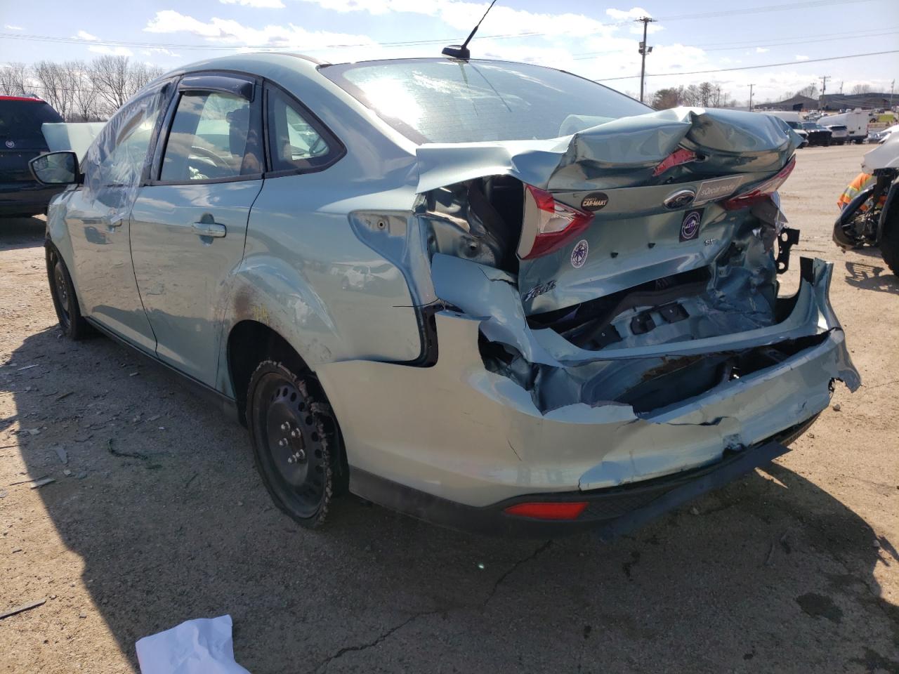 Photo 3 from auction – 2012 FORD FOCUS SE with VIN 1FAHP3F26CL297874