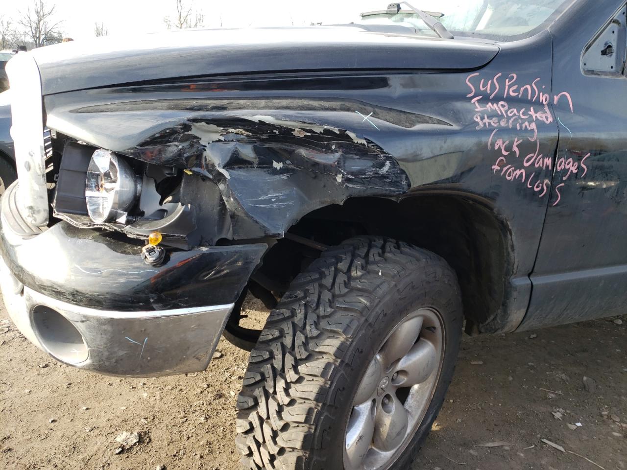 Photo 9 from auction – 2004 DODGE RAM 1500 S with VIN 1D7HU18D44S606065