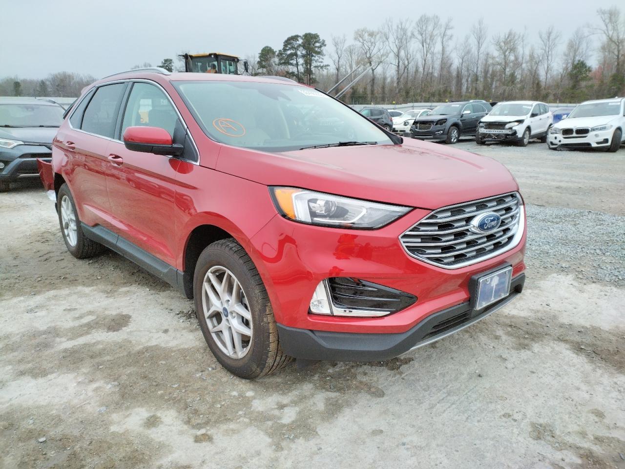 FORD EDGE SEL 2021 with VIN 2FMPK3J9XMBA14625 - Photo from auction
