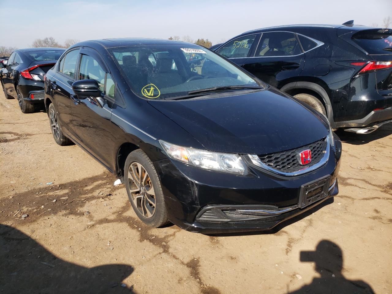HONDA CIVIC EX 2015 with VIN 19XFB2F80FE217660 - Photo from auction