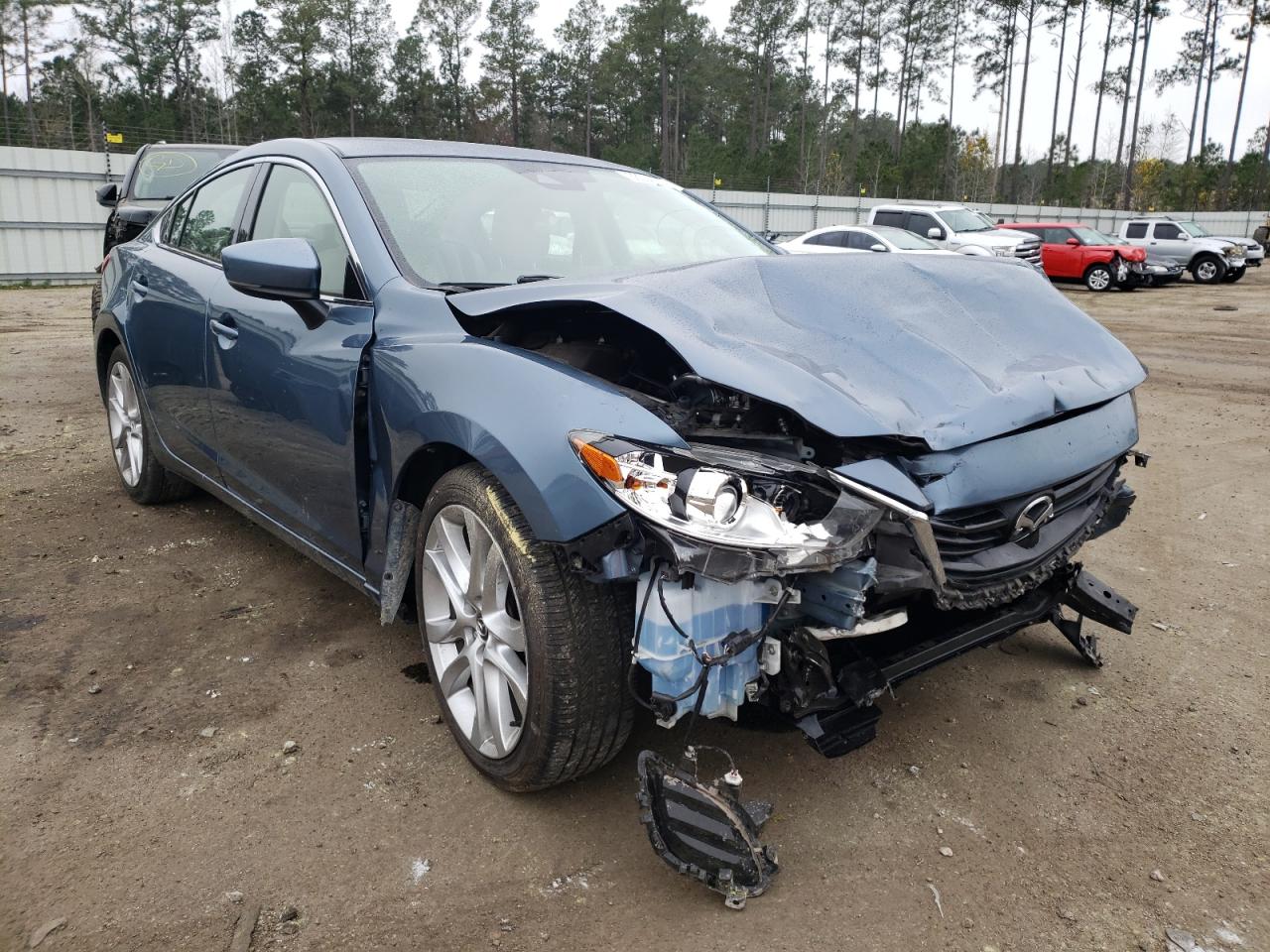 MAZDA 6 TOURING 2017 with VIN JM1GL1V55H1129907 - Photo from auction