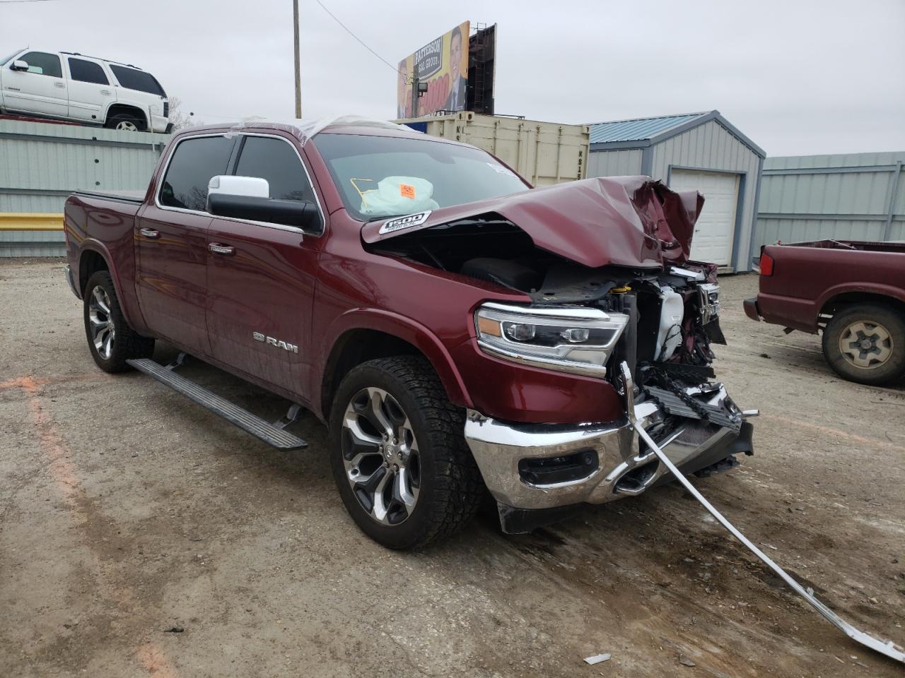 RAM 1500 LONGH 2019 with VIN 1C6SRFKT7KN703312 - Photo from auction