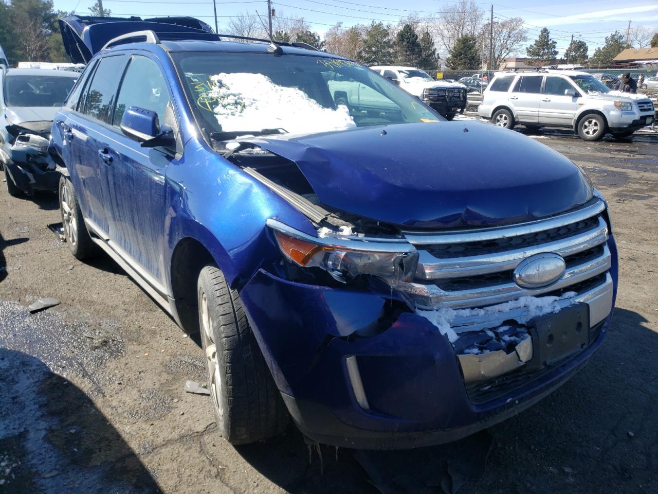FORD EDGE SEL 2013 with VIN 2FMDK3J95DBB05840 - Photo from auction