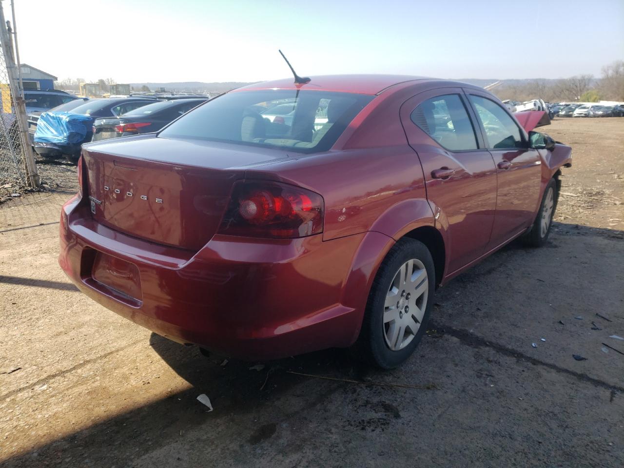 Photo 4 from auction – 2014 DODGE AVENGER SE with VIN 1C3CDZAB3EN225565