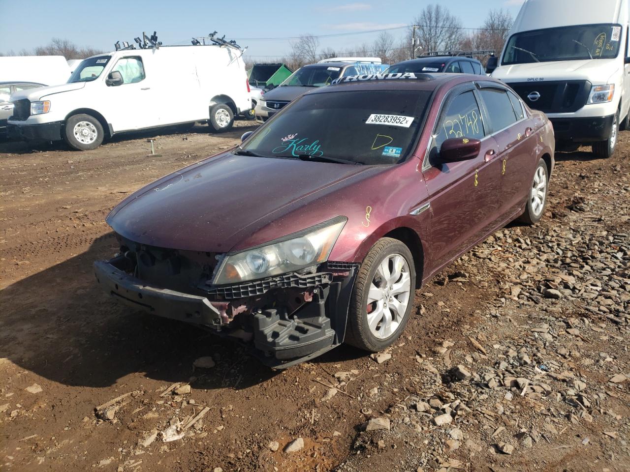 Photo 2 from auction – 2011 HONDA ACCORD EX with VIN 1HGCP2F76BA069220