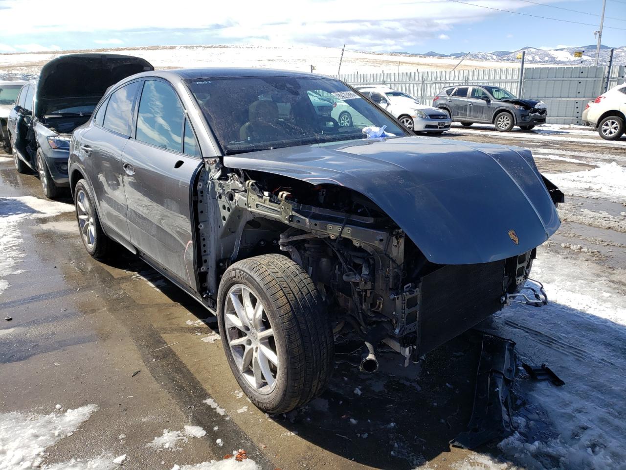 PORSCHE CAYENNE CO 2021 with VIN WP1BA2AY4MDA43937 - Photo from auction
