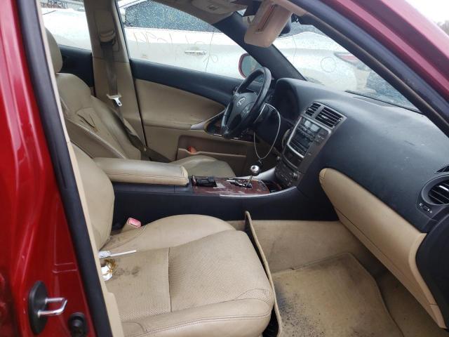 Photo 9 from auction – 2006 LEXUS IS 250 with VIN JTHBK262665009951