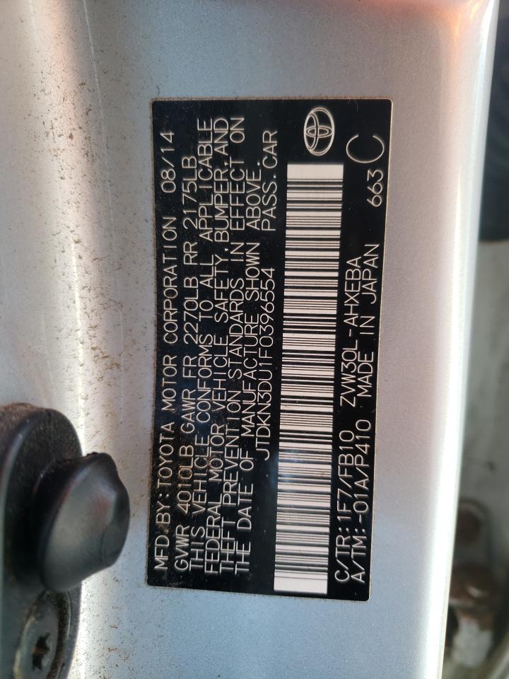 Фото 10 с аукциона – 2015 TOYOTA PRIUS с VIN JTDKN3DU1F0396554
