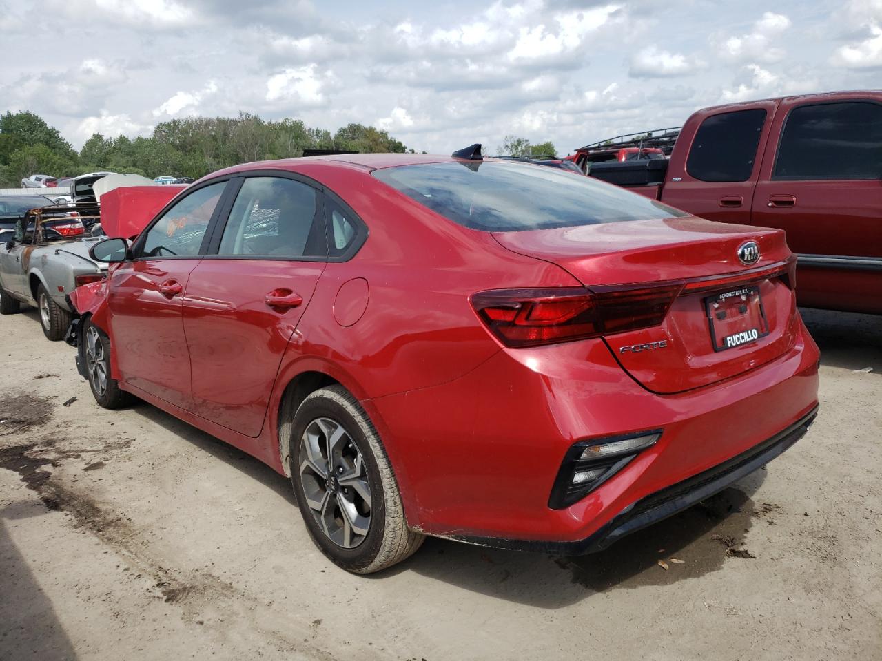 Photo 3 from auction – 2021 KIA FORTE FE with VIN 3KPF24AD9ME383379