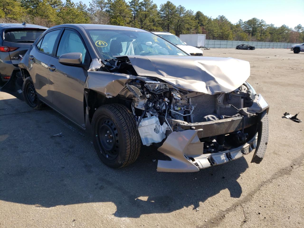 TOYOTA COROLLA L 2018 with VIN 2T1BURHE5JC106436 - Photo from auction