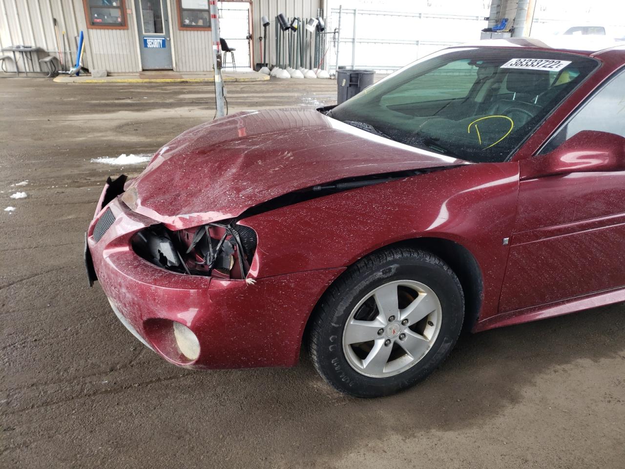 Photo 10 from auction – 2008 PONTIAC GRAND PRIX with VIN 2G2WP552X81171596