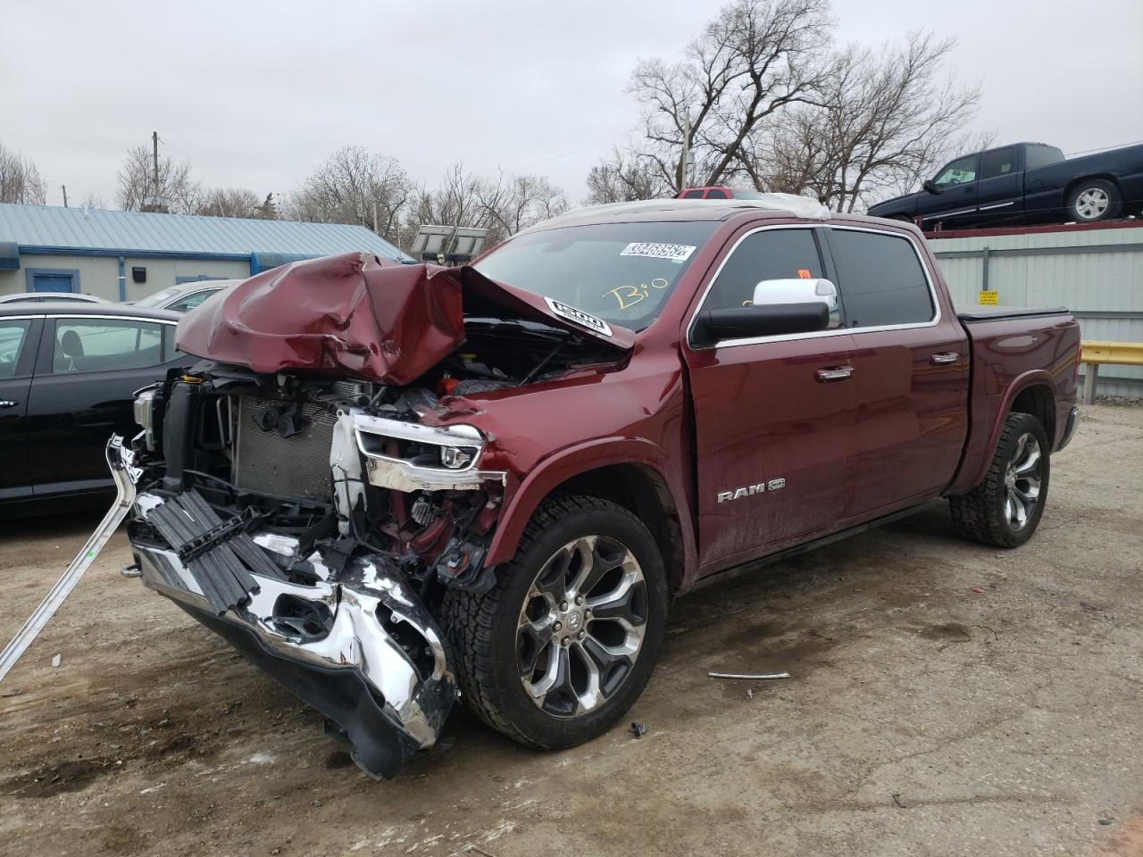 Photo 2 from auction – 2019 RAM 1500 LONGH with VIN 1C6SRFKT7KN703312