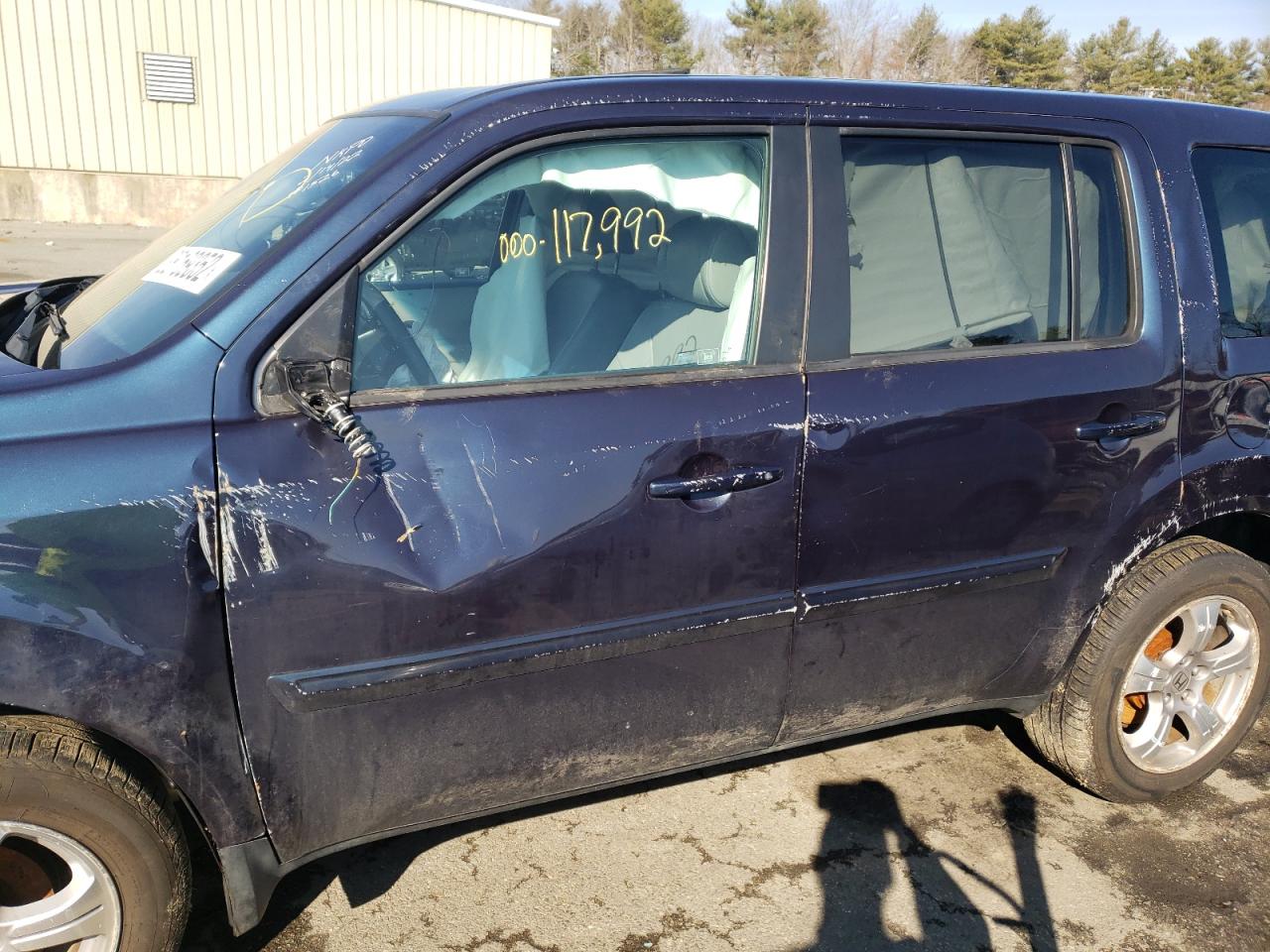 Photo 9 from auction – 2012 HONDA PILOT EXL with VIN 5FNYF4H59CB070885