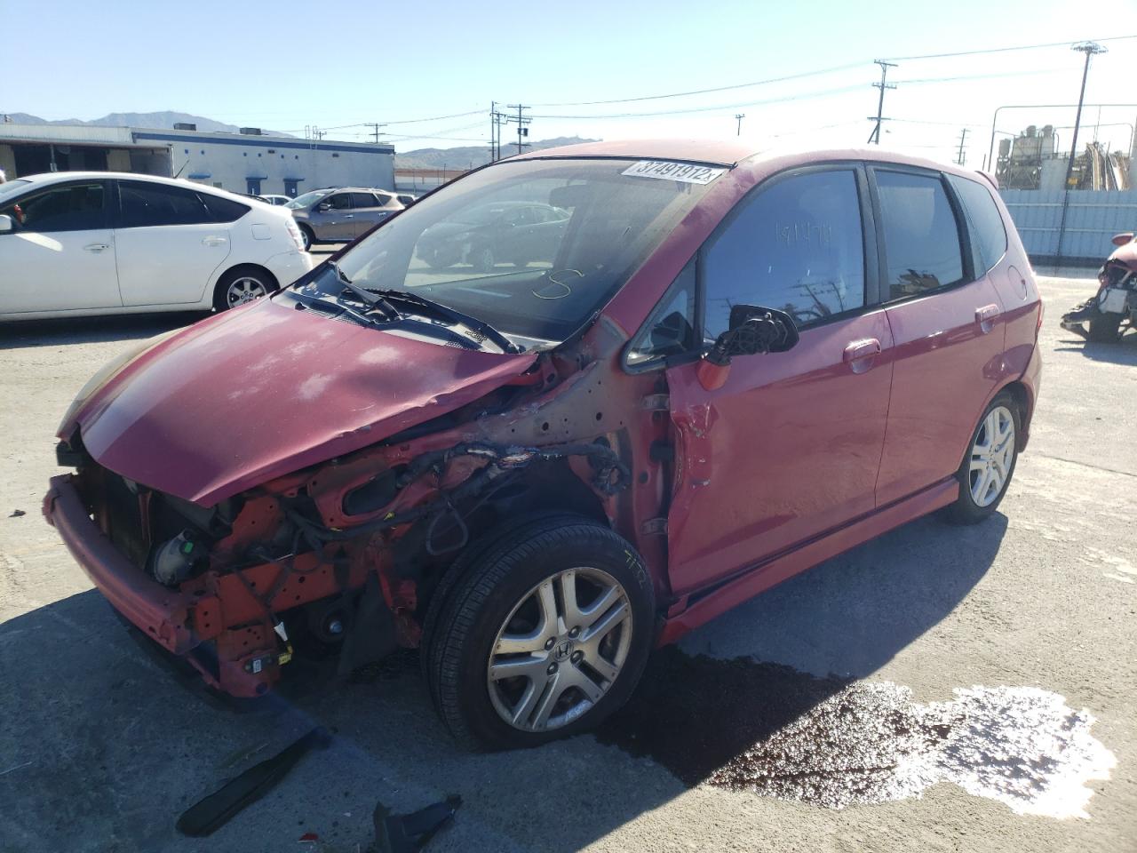Photo 2 from auction – 2007 HONDA FIT S with VIN JHMGD37647S068281