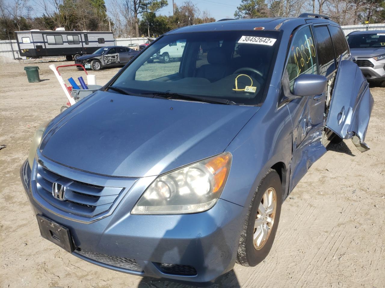 Photo 2 from auction – 2008 HONDA ODYSSEY EX with VIN 5FNRL38748B021092