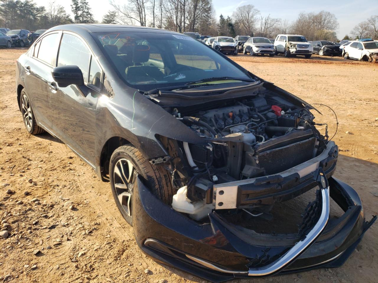 HONDA CIVIC EX 2015 with VIN 19XFB2F85FE005823 - Photo from auction