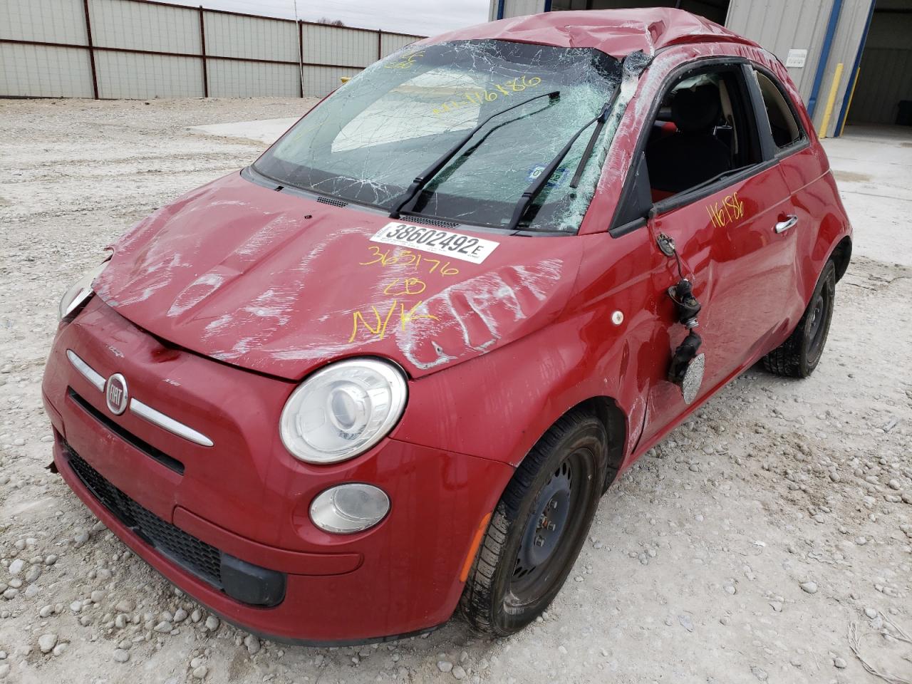 Photo 2 from auction – 2012 FIAT 500 POP with VIN 3C3CFFAR8CT365176