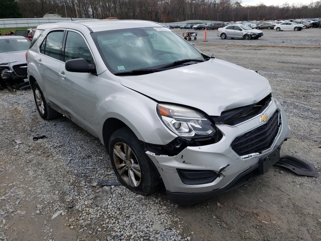 CHEVROLET EQUINOX LS 2017 with VIN 2GNALBEK4H1596951 - Photo from auction