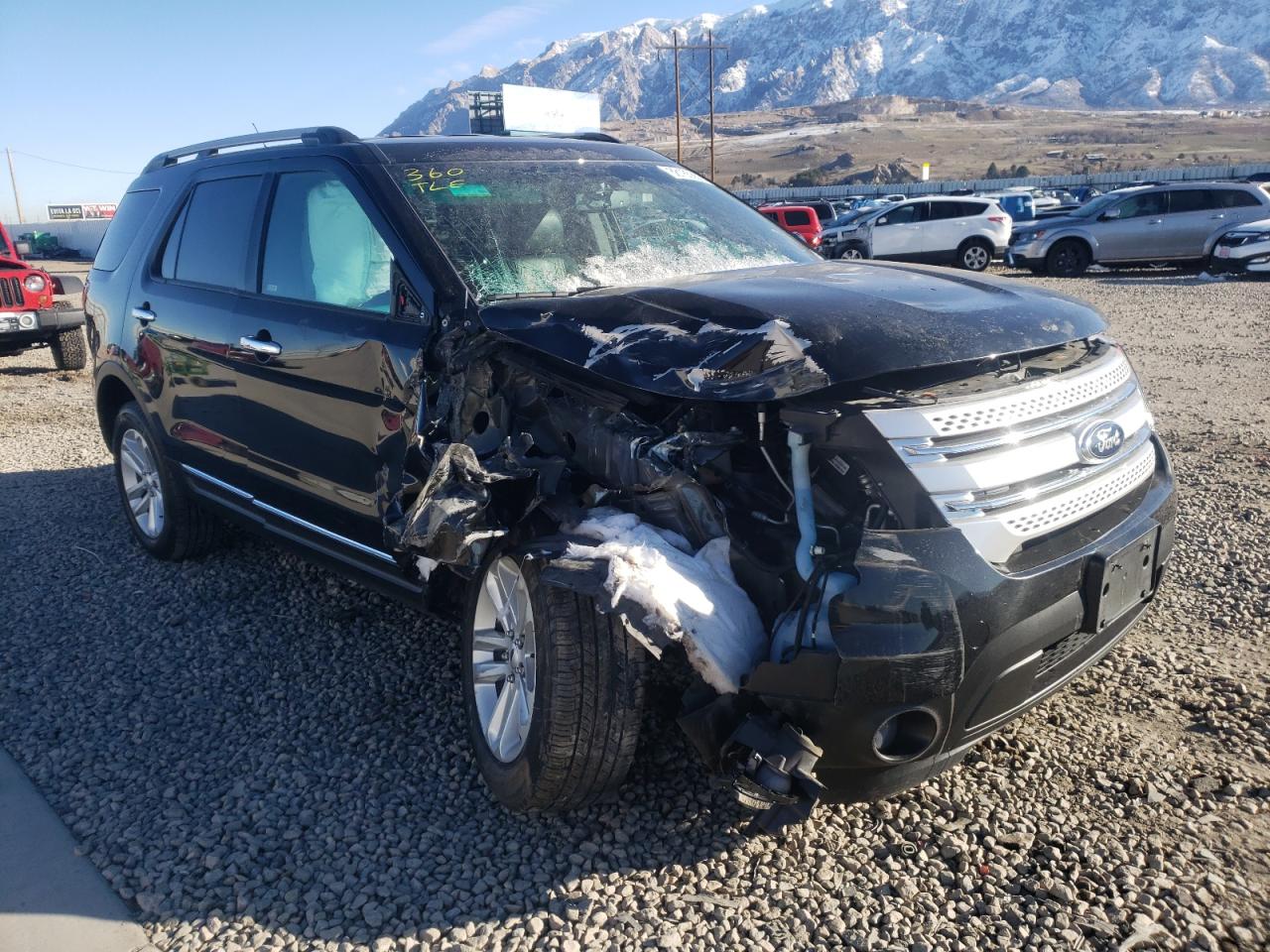 FORD EXPLORER X 2013 with VIN 1FM5K8D82DGB20177 - Photo from auction