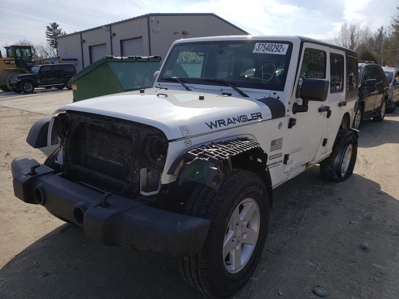 Photo 2 from auction – 2015 JEEP WRANGLER U with VIN 1C4BJWDG8FL636835