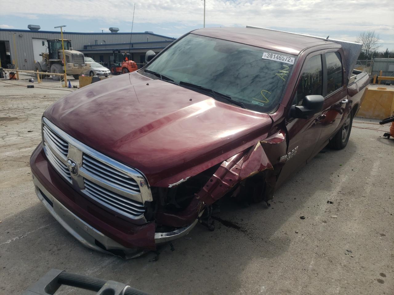 Photo 2 from auction – 2017 RAM 1500 SLT with VIN 1C6RR7LT4HS815157
