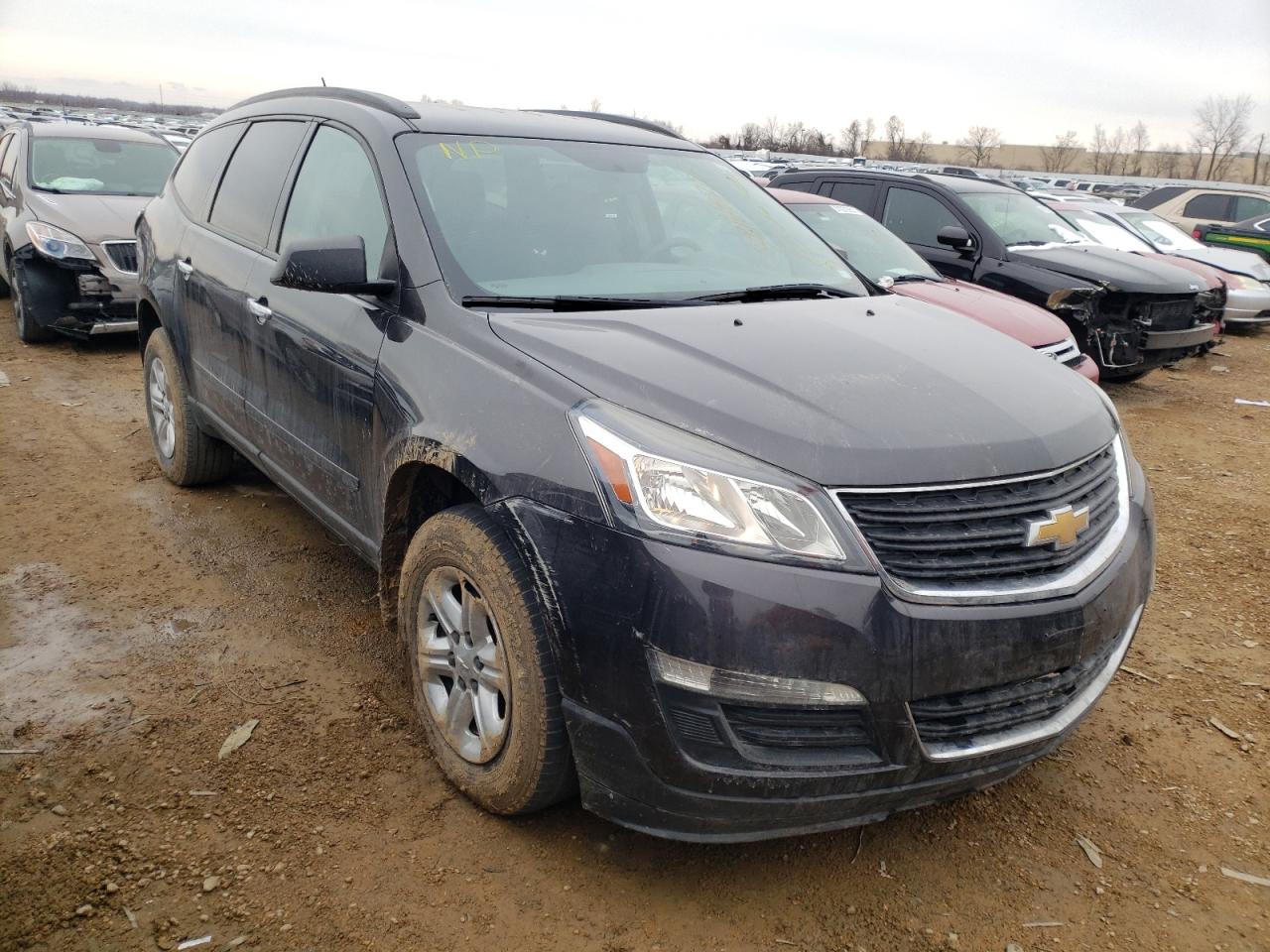 CHEVROLET TRAVERSE L 2015 with VIN 1GNKRFED9FJ192686 - Photo from auction