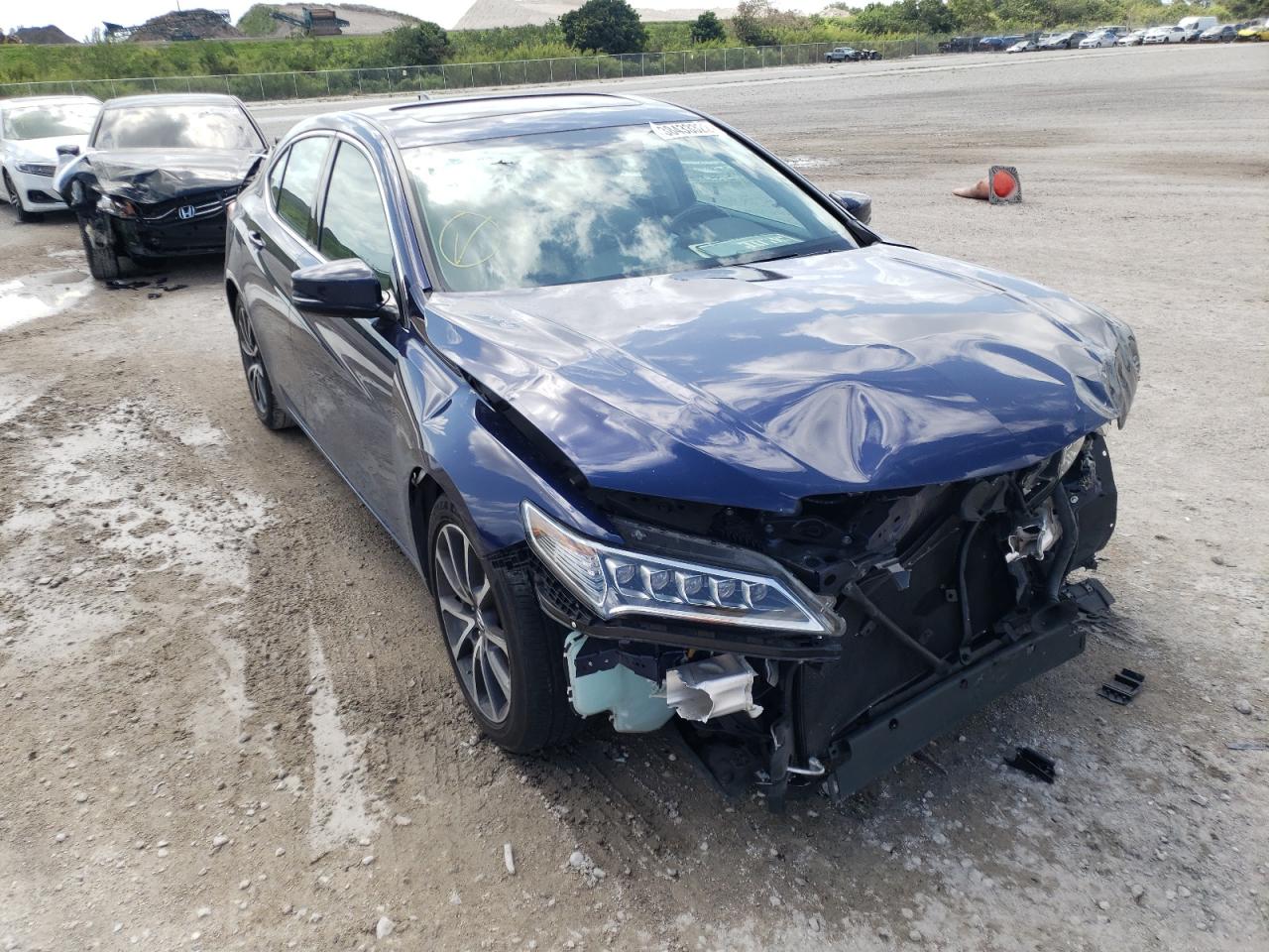 ACURA TLX TECH 2016 with VIN 19UUB2F52GA003725 - Photo from auction